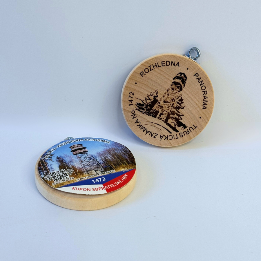 Turistická známka - Rozhledna Panorama No. 1472